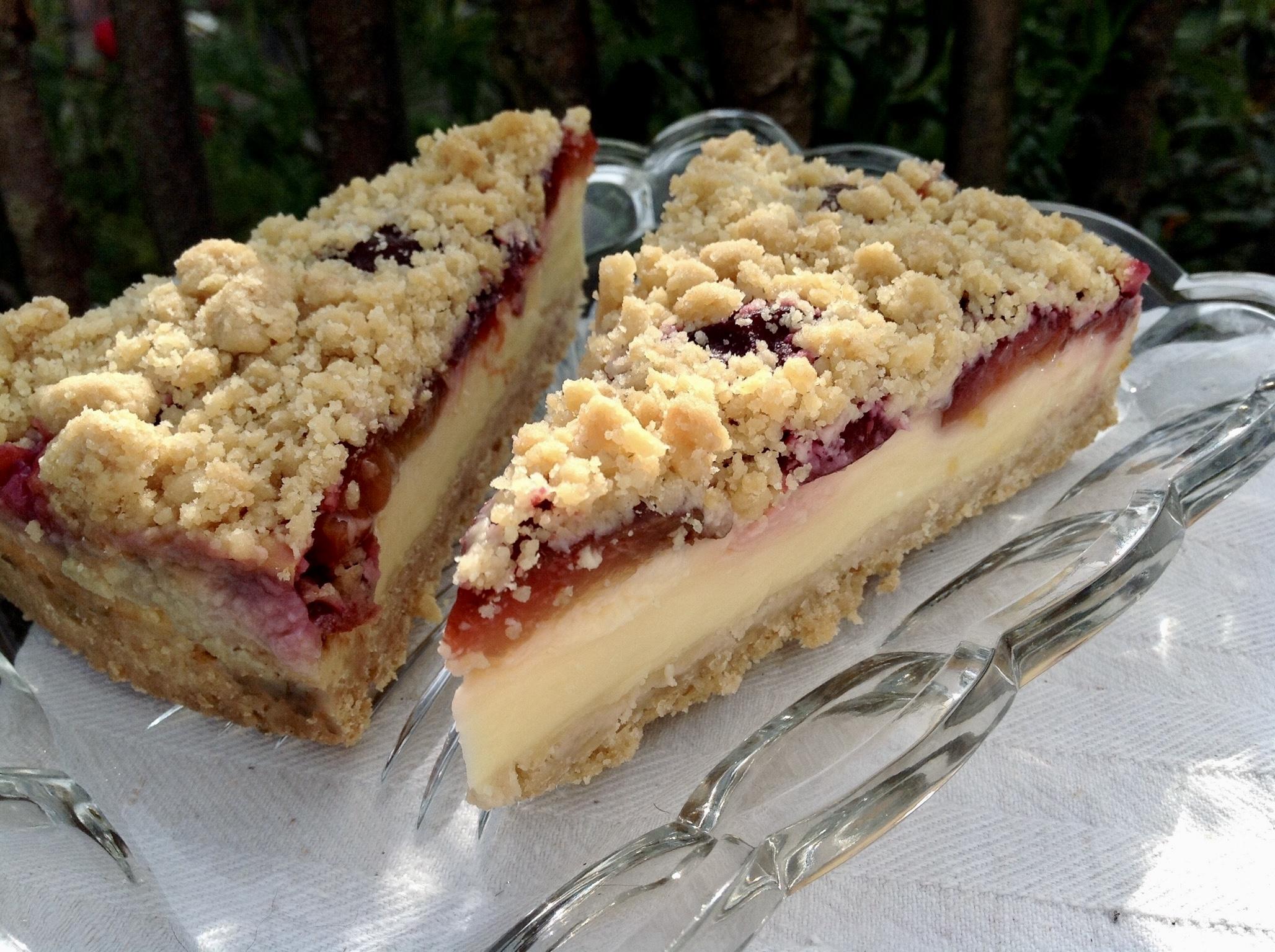 Zwetschgenkuchen mit Pudding